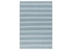 Boardwalk Blue Stripe Multi Colour Eco Friendly Indoor/Outdoor Rug