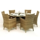 Winchester Round Dining Chair Rattan Set