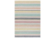 Boardwalk Pastel Stripe Multi Colour Eco Friendly Indoor/outdoor Rug