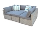 Manchester 6PC Modular Daybed Sofa Set - Whitewash