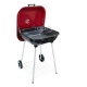 Free Standing Charcoal Barbeque - 75 x 46 - Red - Master Cook