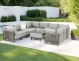 Grand Portsmouth 6PC Outdoor Corner Lounge Set - Natural with Grey