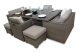 Woburn Deluxe Sofa Rattan Cube Furniture 10 Seater - Natural