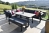 Bristol 6PC Aluminium Garden Outdoor Corner Sofa Dining Set (LH & RH Arrangement) - Grey