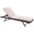 Provence Sunlounger set including Cushion by Leisuregrow