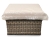 Clearance - Modus Rattan Square Big Footstool - Natural