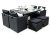 Rattan Cube Furniture Deluxe Patio Wicker Set - Black 8 Seater