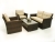 Sienna 4 pc Seat Sofa Rattan Garden Furniture Set