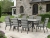 Weymouth Extending 8 Seater Dining Set with High Back Chairs - Grey