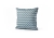 B-Cushion Zigzag Stripe Sea Blue