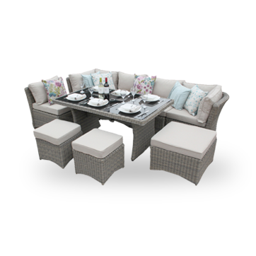 Garden Furniture Sets With 2 Cushion Covers image
